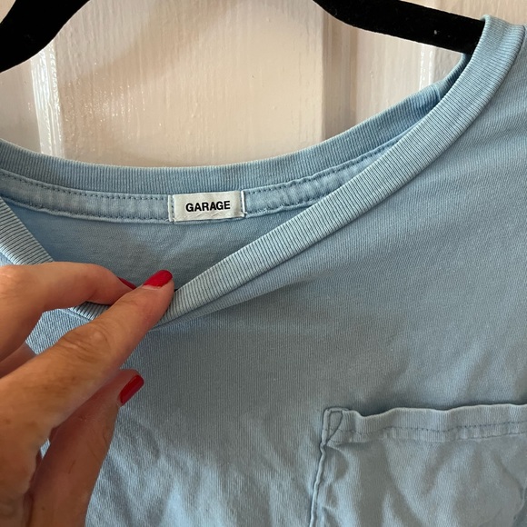 crop top garage brand light blue S - Picture 2 of 2